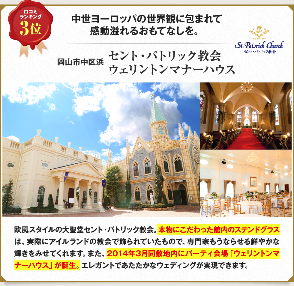 セント・パトリック教会ウェリントンマナーハウス